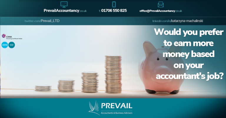 Would you prefer to earn more money based on your accountant’s job?