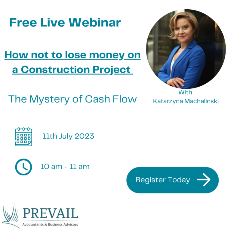 Join my FREE webinar and learn how not to lose money on a Construction Project