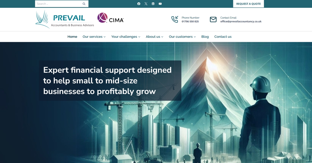 Photograph for Prevail Accountancy Ltd, Accounting business in Rochdale