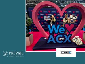Prevail Accountancy founder Kasia and Prevail Accountancy accountant Jess at AccountEx 2026