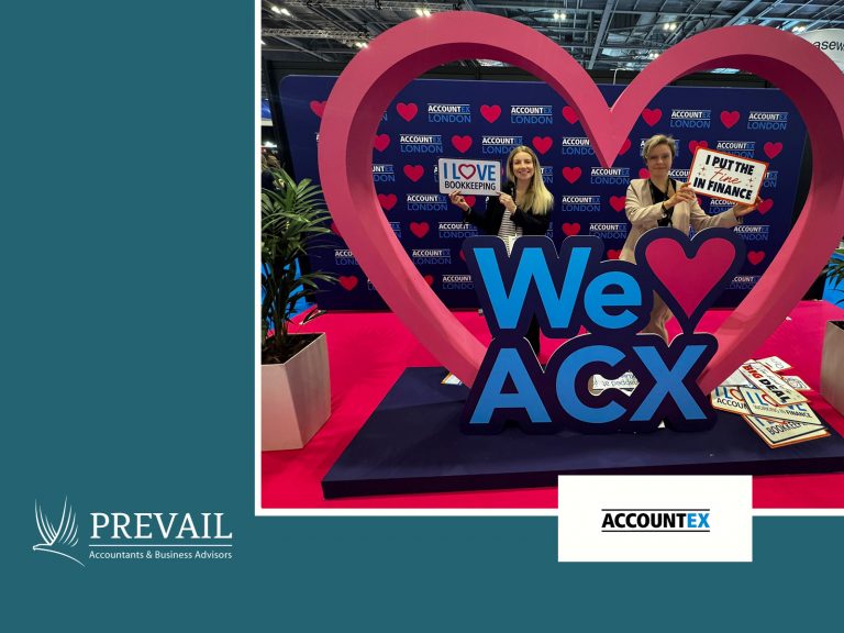 Prevail Accountancy founder Kasia and Prevail Accountancy accountant Jess at AccountEx 2026