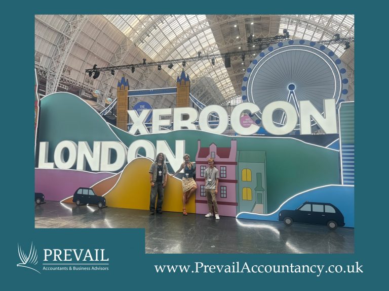 Prevail Accountancy financial advisory team at Xerocon London 2026